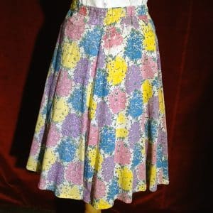 Jupe fleurie